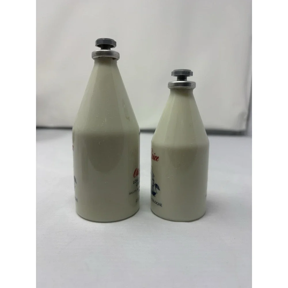 Vintage Old Spice Orignial Milk Glass After Shave Long Lasting Star Tops Empty 2